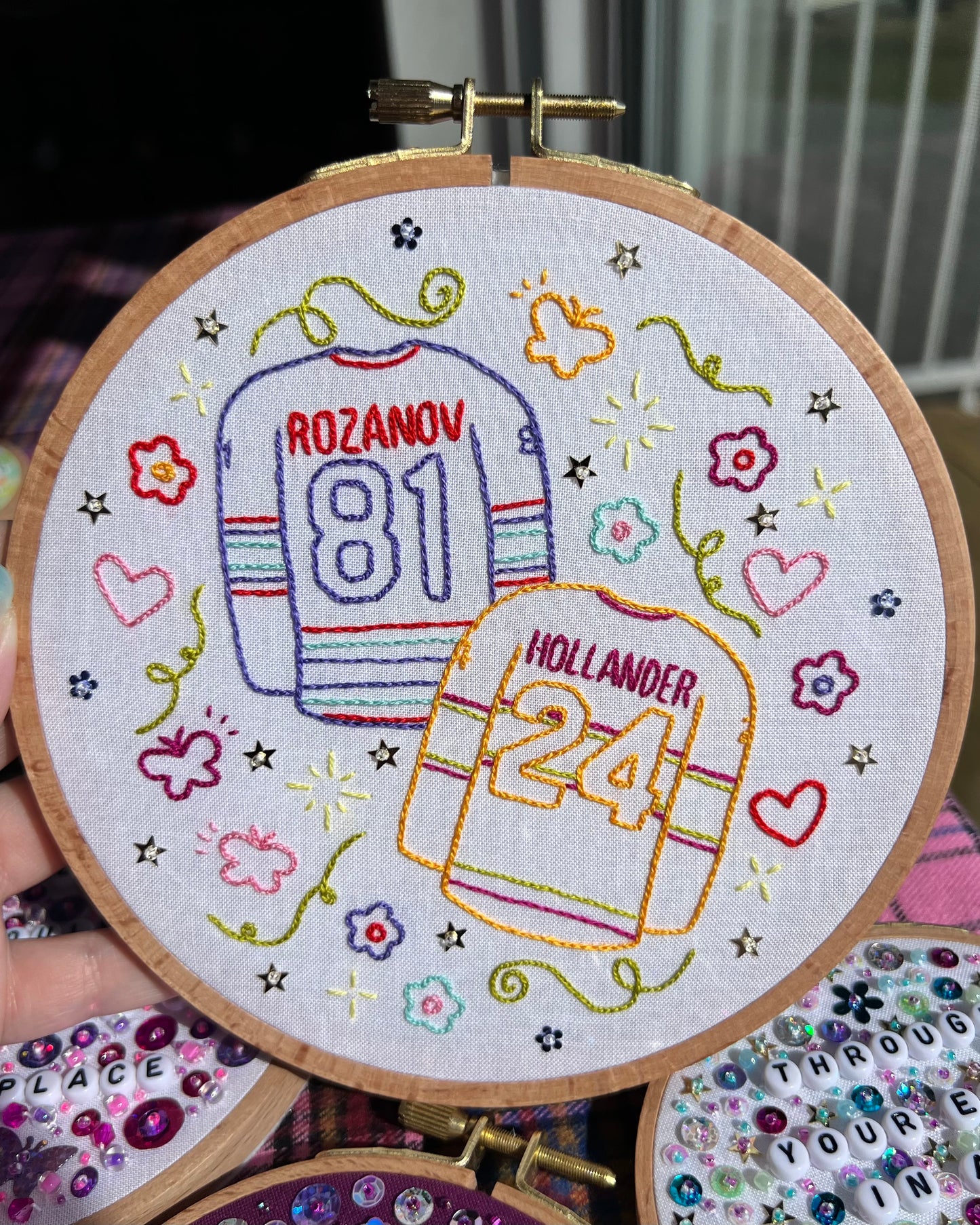 Jerseys, Loon & Rainbow - Embroidery Template Pack (3)