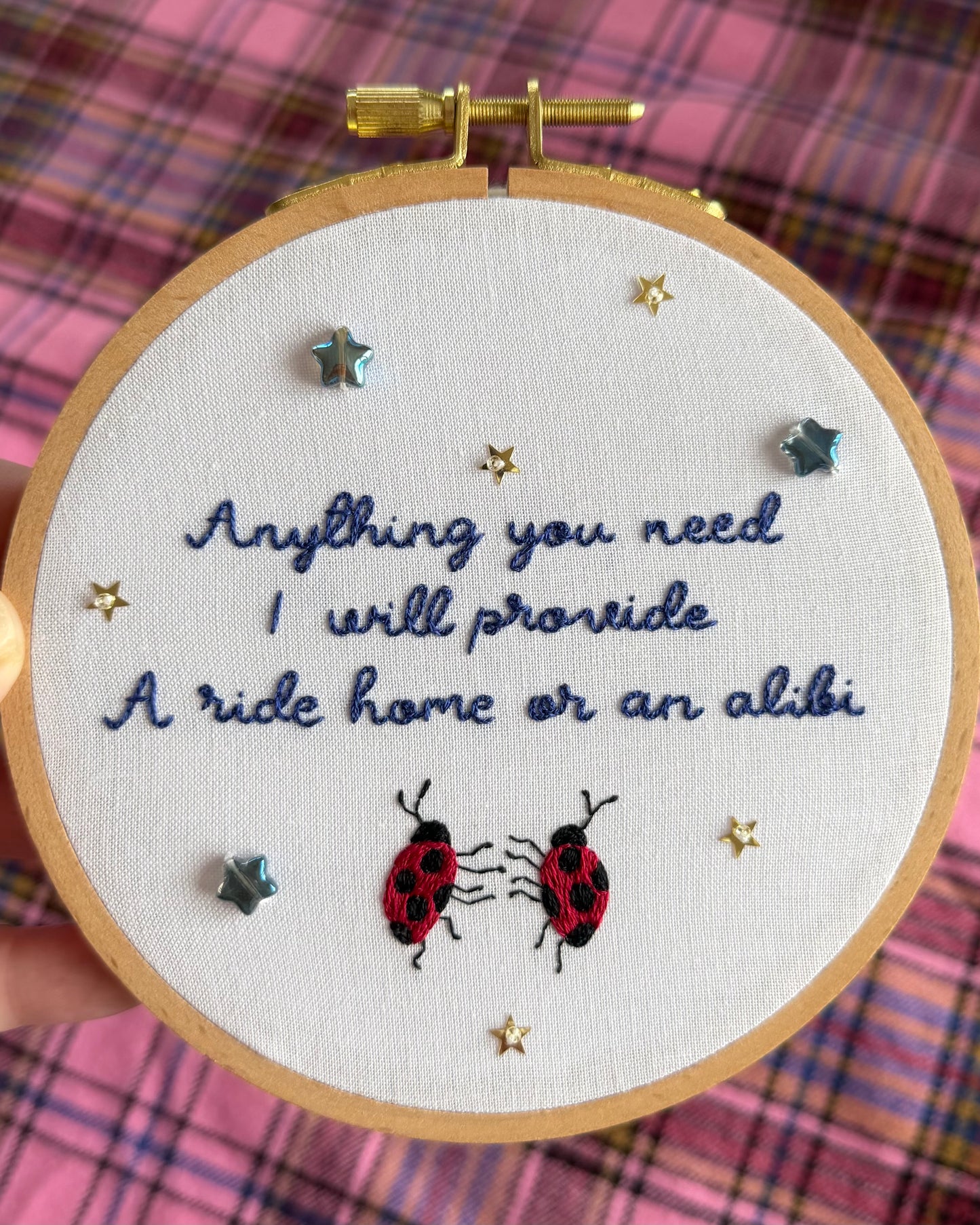 Alibi Bugs - Embroidery Template